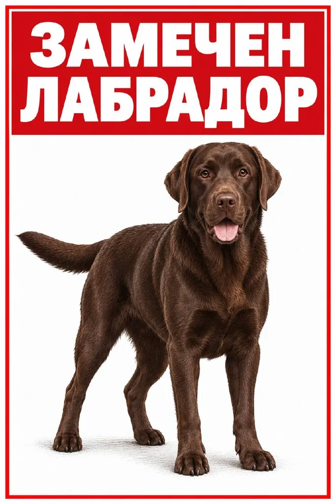 Found dog, лабрадор in Khimki — identification photo, lost & found pet database Pathfinder